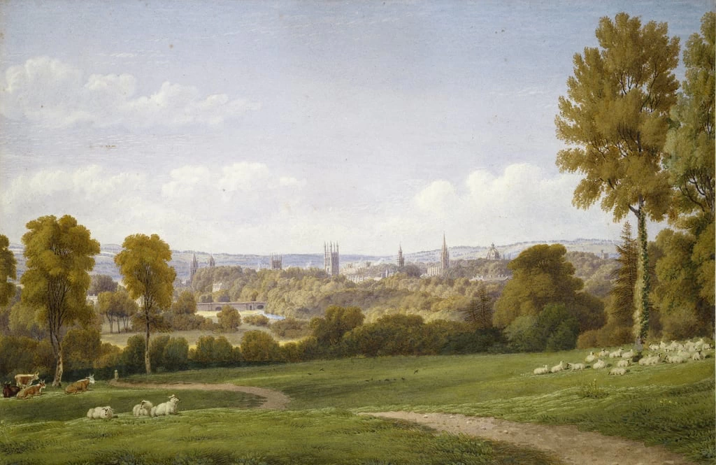 Vista di Oxford da Headington - Ashmolean Museum, University of Oxford